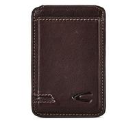 Kartenetui CAMEL ACTIVE "Hill", Herren, dunkelbraun, Leder, clean, gepflegt, Basic, Kleinlederwaren, Herren Geldbörse mit innovativem Kartenschieber (64700150-0) dunkelbraun