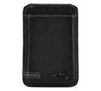 Kartenetui CAMEL ACTIVE "Hill", Herren, schwarz, Leder, clean, gepflegt, Basic, Kleinlederwaren, Herren Geldbörse mit innovativem Kartenschieber (45595811-0) schwarz