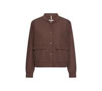 camel active - Indoor Blazer mit Bomberkragen brown - Gr. - 38