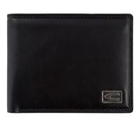 camel active Japan Herren Geldbörse Querformat RFID Leder Mittelgroß Schwarz