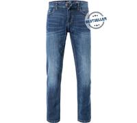 camel active Herren Regular Fit 5-Pocket Jeans aus Baumwolle Blau, menswear-35/36