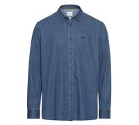 camel active Herren Langarm Hemd in Denim-Optik Nachtblau Menswear-L