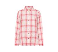 camel active - Karierte Bluse mit Knopfleiste pink check - Gr. - XXL