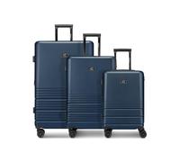 camel active Hanoi 4 Rollen Kofferset 3-teilig mit Dehnfalte blau