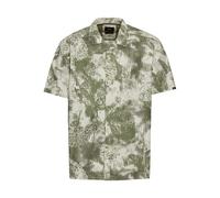 camel active - Kurzarm Hemd aus Baumwolle dusty khaki - Gr. - 3XL