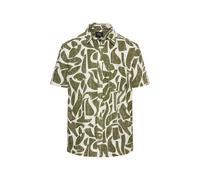 camel active - Kurzarm-Hemd aus Piqué-Baumwolle ecru - Gr. - XL