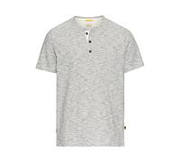 camel active - Kurzarm Henley aus reiner Baumwolle ecru - Gr. - L