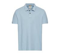 camel active - Kurzarm Poloshirt aus Baumwolle smoke blue - Gr. - L