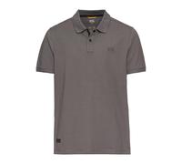 camel active - Kurzarm Poloshirt aus einem Baumwollmix thunderstorm - Gr. - M