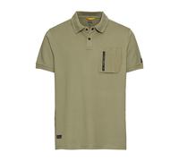 camel active - Kurzarm Poloshirt mit Cooling Effekt dusty khaki - Gr. - XL