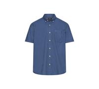 camel active Herren Kurzarmhemd aus Leinenmix Indigoblau, Menswear-XXL