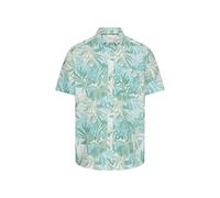 camel active - Kurzarmhemd aus reiner Baumwolle lagoon green - Gr. - M