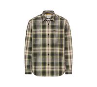 Langarm Hemd mit Kentkragen und Brusttaschen Grün L