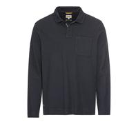 Camel Active - Langarm Poloshirt aus zertifiziertem Organic Cotton night blue - Gr. - XL