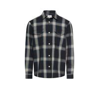 camel active Herren Langarm Hemd aus Reiner Baumwolle Navyblau, Menswear-XXL