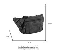camel active Laos Gürteltasche, Schwarz