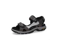 Camel Active Leder-Sandalen "Rise" in Anthrazit - Größe 40 | Herrensandalen