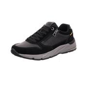 camel active Leder Sneaker für Herren, schwarz, Größe 42 EU