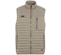 camel active - Leichte Steppweste aus recyceltem Polyamid - Farbe - khaki - Größe - 58