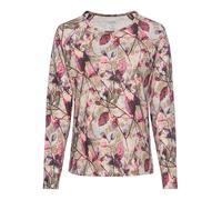 camel active - Langarmshirt aus Organic Cotton aop sepia rose - Gr. - L