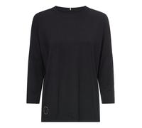 camel active Damen Langarmshirt mit Rundhalsausschnitt Kaviar, Womenswear-XL