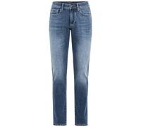 camel active 5-Pocket-Jeans »MADISON« leichter Used-Look, blau, 38