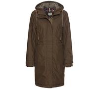 Camel Active Mantel mit fester Kapuze Dark Khaki 38