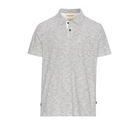 camel active - Meliertes Kurzarm Poloshirt aus Baumwolle ecru - Gr. - L