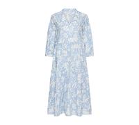 Camel Active - Mittellanges Sommerkleid mit Allover-Print soft blue aop - Gr. - XS