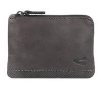 Schlüsseltasche CAMEL ACTIVE "Nimbus", Herren, grau, Leder, Kleinlederwaren, weich genarbtes Leder mit leicht abgesetzten Ziernähte, dezentes Logo (95780425-0) grau