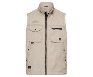 camel active - Outdoor Weste mit Innentaschen light beige - Gr. - XXL