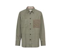 camel active - Overshirt aus Baumwoll-Lyocell-Mix shadow khaki - Gr. - S