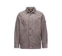 camel active Overshirt Herren Regular Fit Langarm Cord grau, L