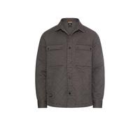 camel active - Overshirt mit Rautenmuster gunmetal - Gr. - M