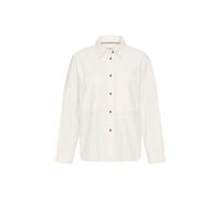camel active - Oversize-Bluse mit Hemdkragen milkwhite - Gr. - L
