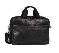 Camel Active PINE Business Bag aus Leder, schwarz