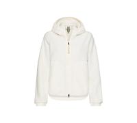 camel active - Polar-Fleecejacke mit fester Kapuze milkwhite - Gr. - 40