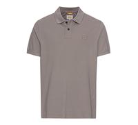 camel active Herren Halbarm Poloshirt aus Reiner Baumwolle Steingrau Menswear-L