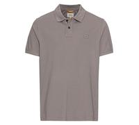 camel active Herren Halbarm Poloshirt aus Reiner Baumwolle Steingrau Menswear-M