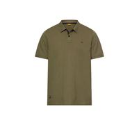Camel Active Poloshirt 409920-7P01 – Kurzarm, Kontrastdetails, Olivgrün, XXXL