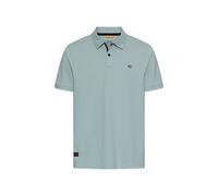 camel active Herren Poloshirt mit Kontrastdetails Wasserblau, menswear-6XL