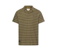camel active - Poloshirt mit kontrastierenden Details deep olive - Gr. - 4XL