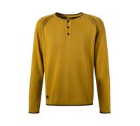 camel active Pullover Herren Regular Fit Rundhals Baumwolle gelb, L