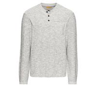 camel active - Henley Langarmshirt aus einem Baumwollmix dark navy - Gr. - XL