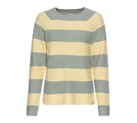 camel active Damen Strickpullover im Streifenmuster Gelb-Grün Womenswear-XL