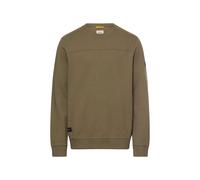camel active - Pullover mit Backprint deep olive - Gr. - M