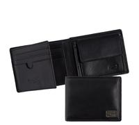camel active Japan Herren Geldbörse RFID Leder 11 cm schwarz