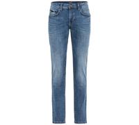 camel active - Regular Fit 5-Pocket Jeans aus Baumwolle ocean blue - Gr. - 30