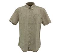 camel active Regular Fit Hemd Halbarm Button Down Kragen Muster orange Größe L