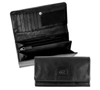 camel active Rise Long Flap Wallet Black